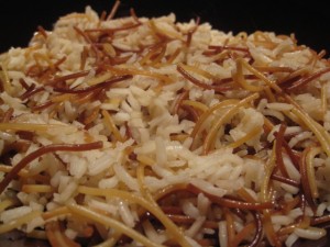 Armenian Rice Pilaf - Baked